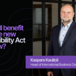 Title image with Kaspars Kaulins and his thoughts on Accessibility Act