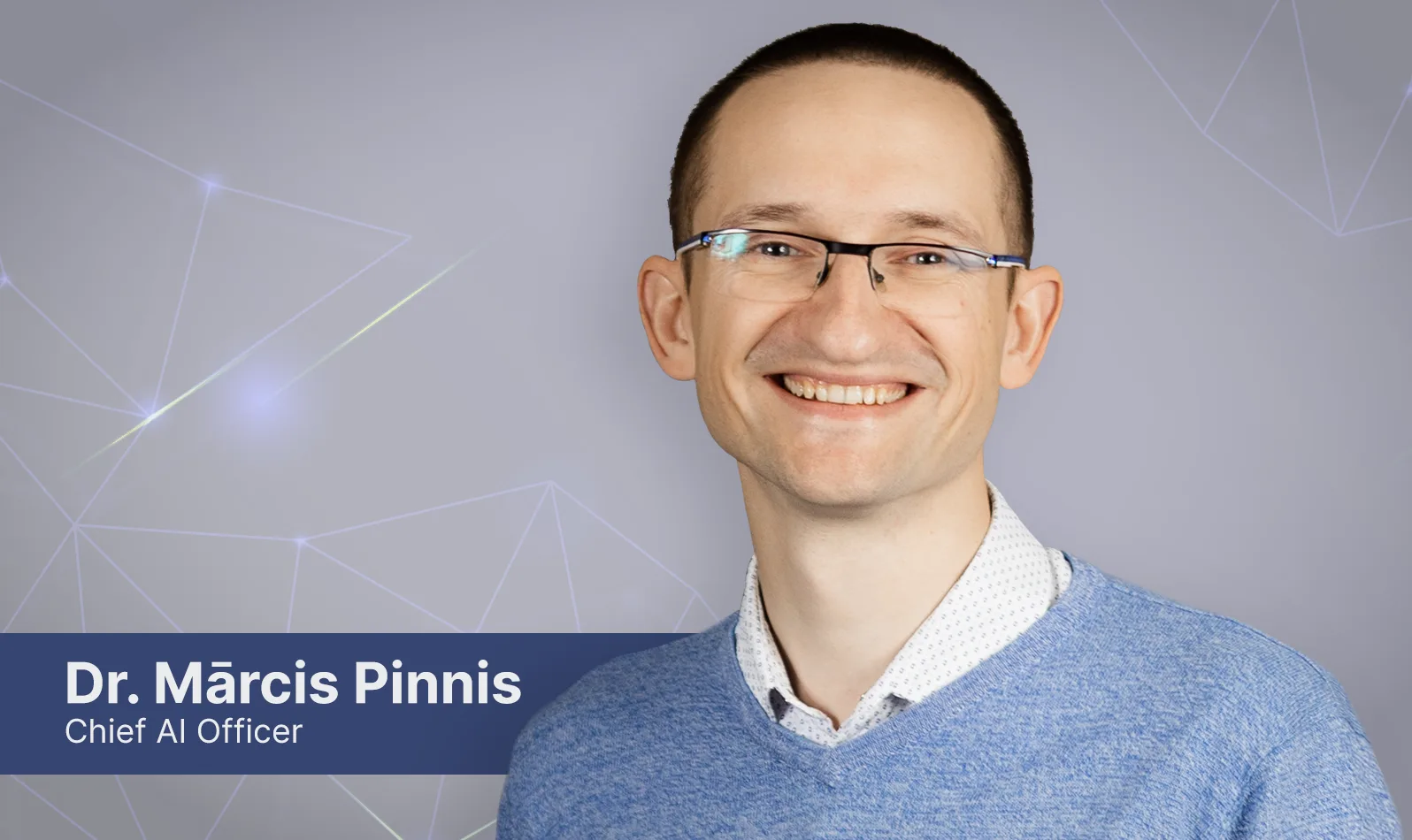 Title image wihth Marcis Pinnis